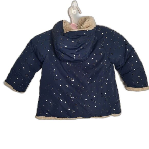 Zara Baby Girl Outerwear Collection Constellation Coat Size 2/3 Years - Picture 2 of 6